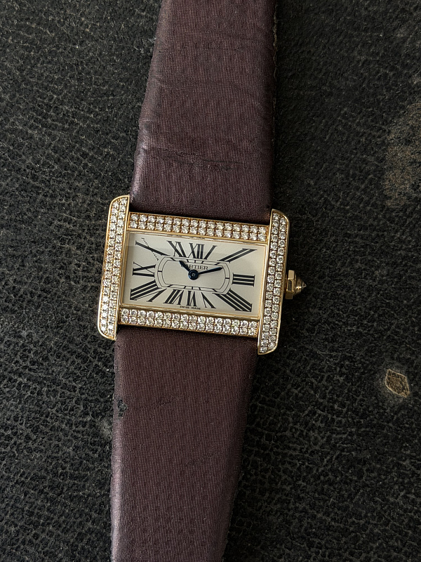 Cartier Tank Divan Factory Diamonds 2601