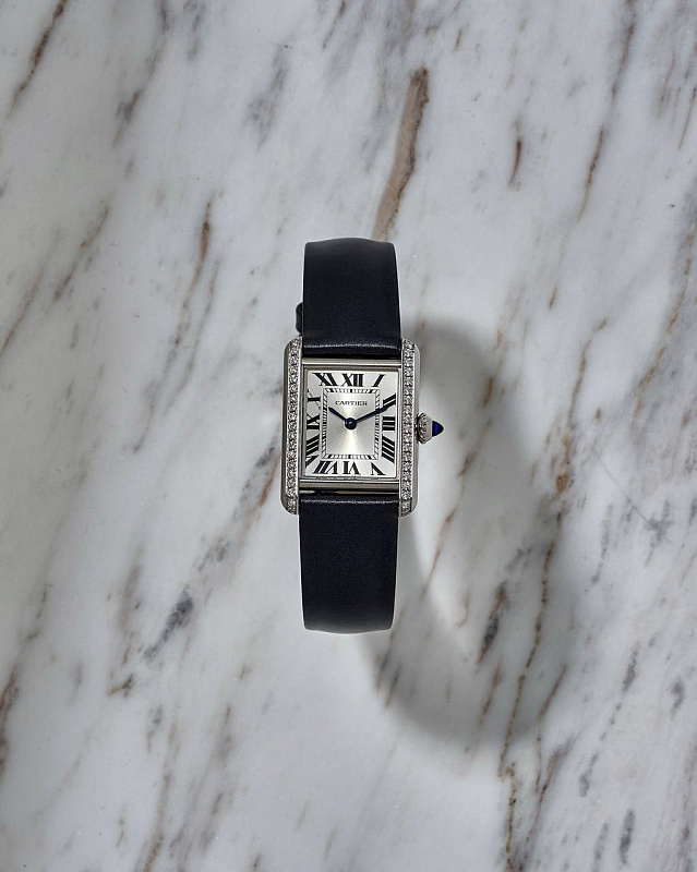 Cartier Tank Must Small Diamond Bezel Ladies 4322