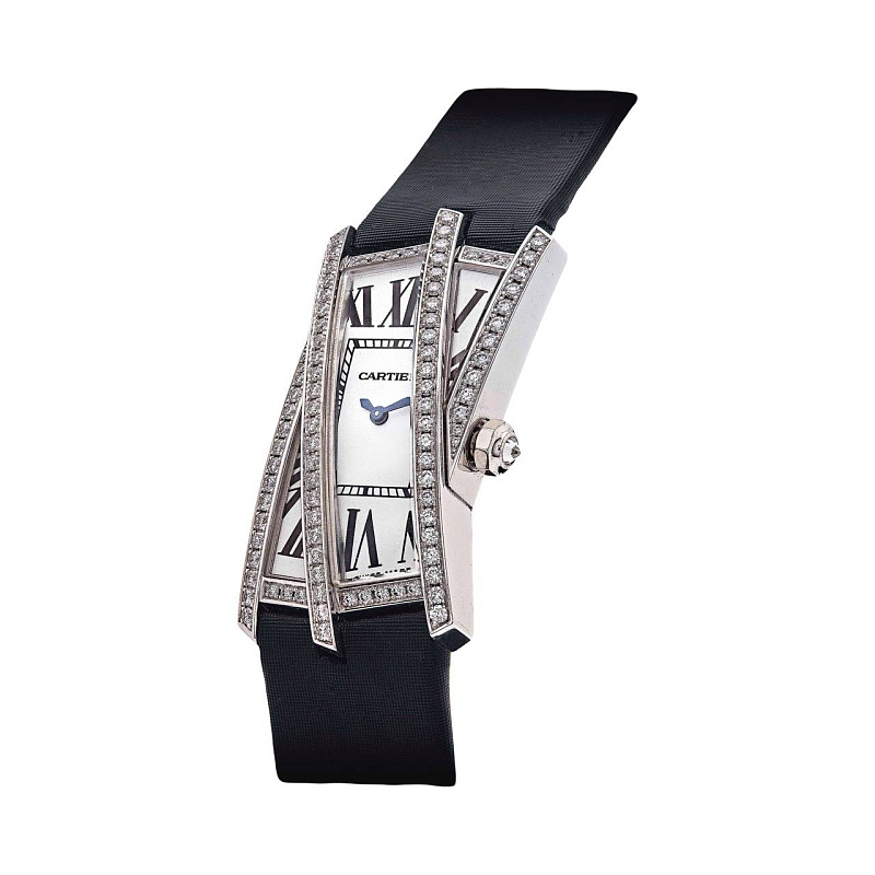  Cartier Tank Crush White Gold and Diamond 2901