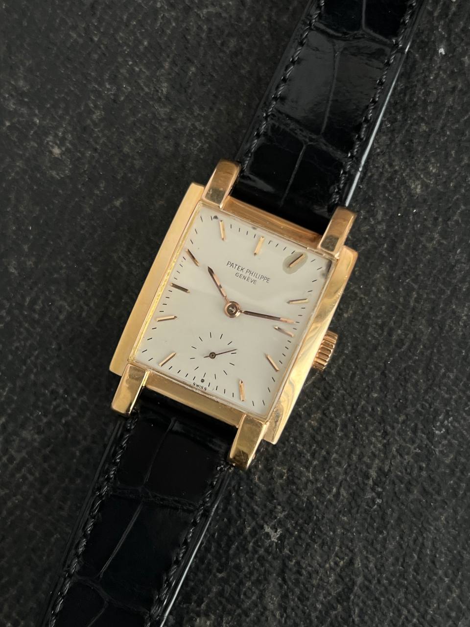 Patek Philippe Rectangular Small Seconds 2443