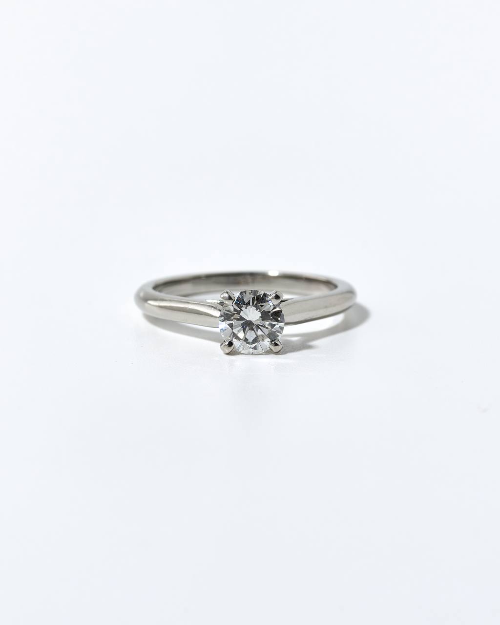 Cartier Solitaire 1895 Platinum Ring 0,54 Ct