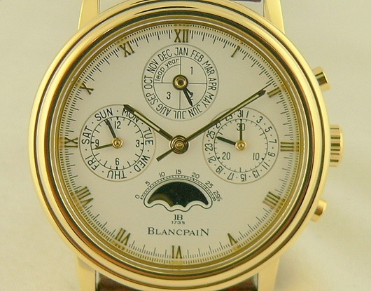 Blancpain Perpetual Calendar Chronograph Moonphase 5585