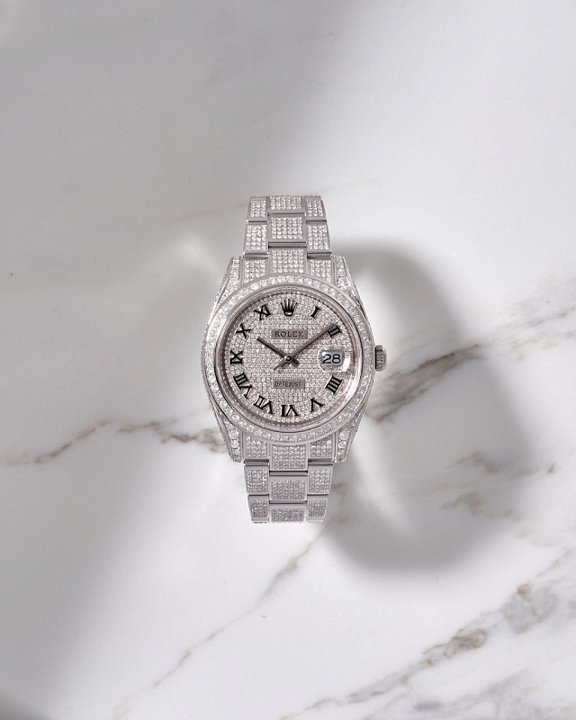 Rolex Oyster Datejust 41mm Diamonds Rush 2024 year 126300 NEW