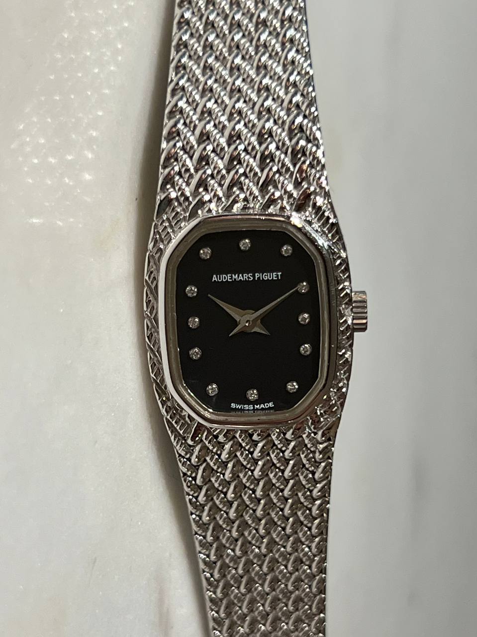 Audemars Piguet Mini Cobra White Gold Diamond Dial