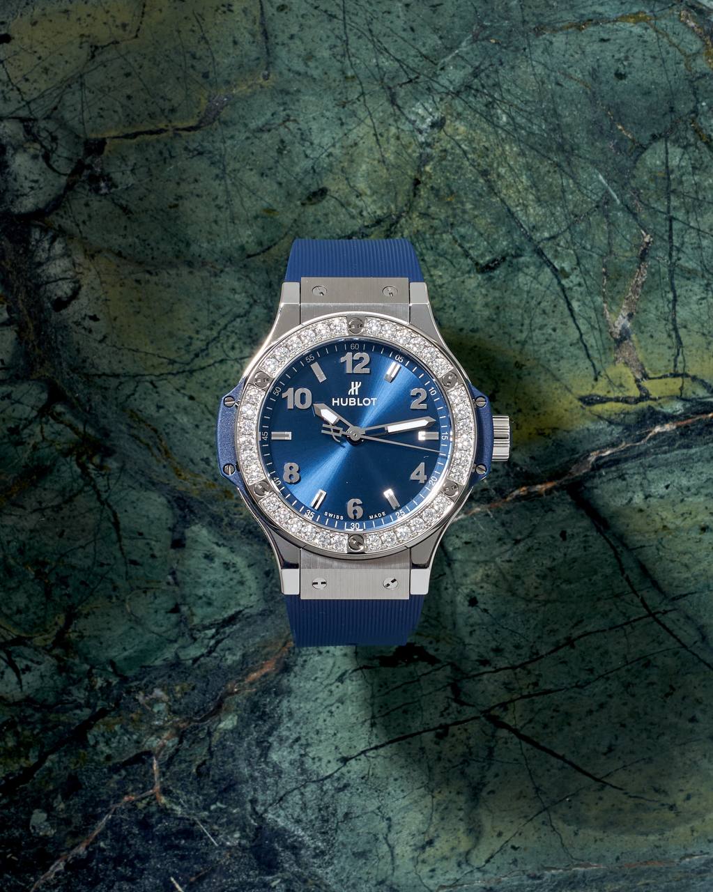 Hublot Big Bang Blue Diamonds NEW