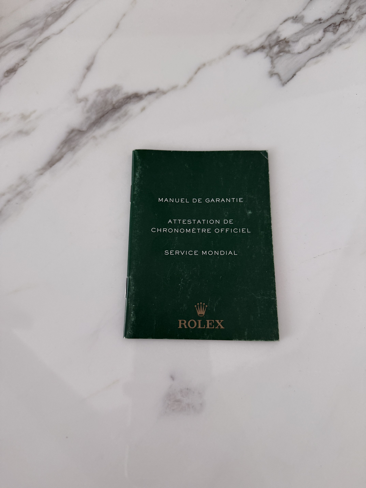 Мануал Rolex Manual de Garantie Booklet