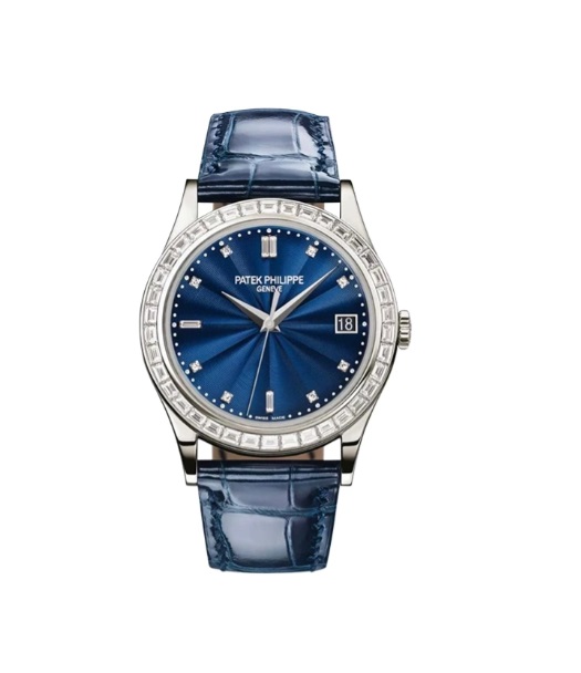 Patek Philippe Calatrava Baguette Diamond Bezel 38 mm 5298 Platinum