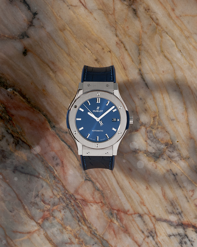 Hublot Classic Fusion 45mm Blue Titanium