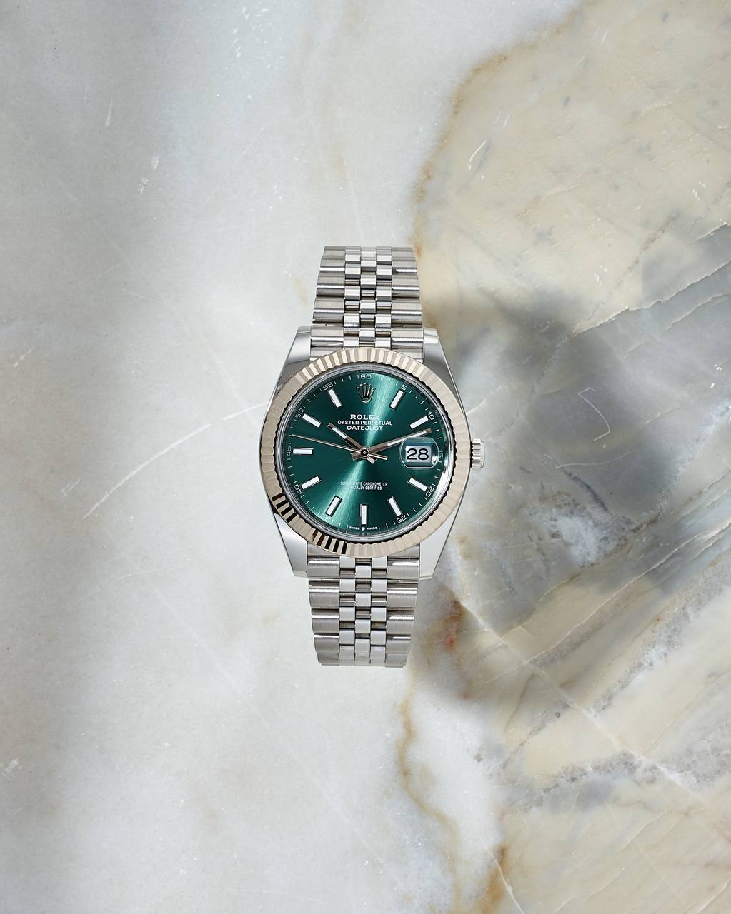 Rolex Datejust 41mm Green Dial 126334 2022 year