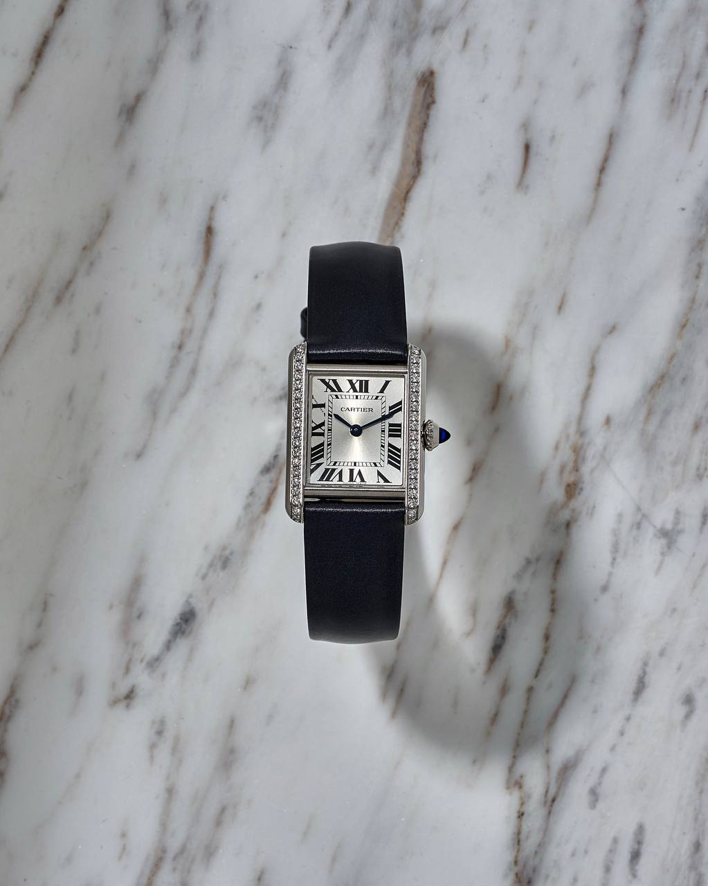 Cartier Tank Must Small Diamond Bezel Ladies 4322