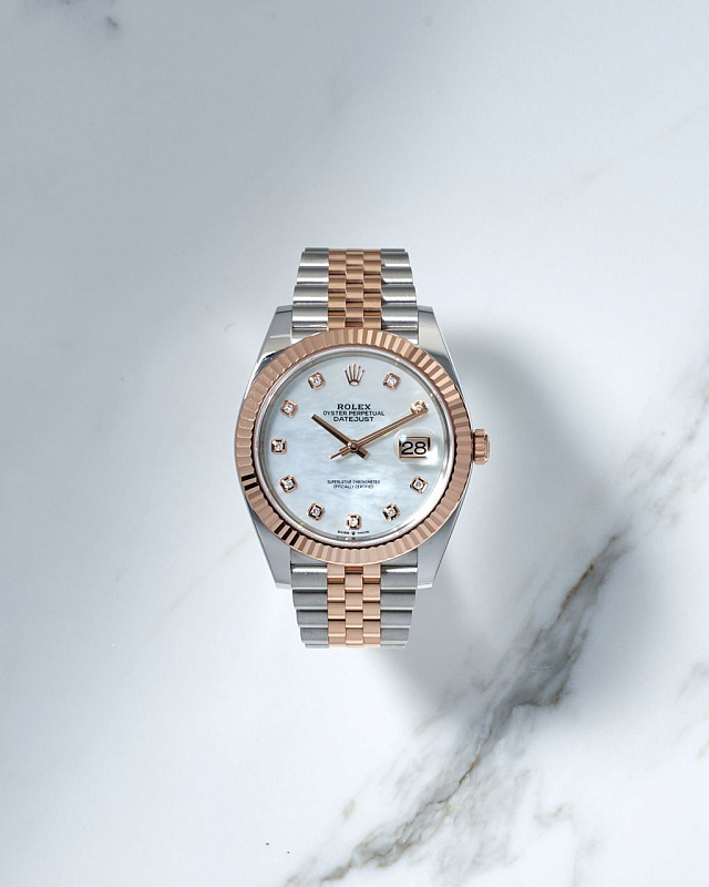 Rolex Datejust 41mm Mother-of-Pearl with Diamonds  126331