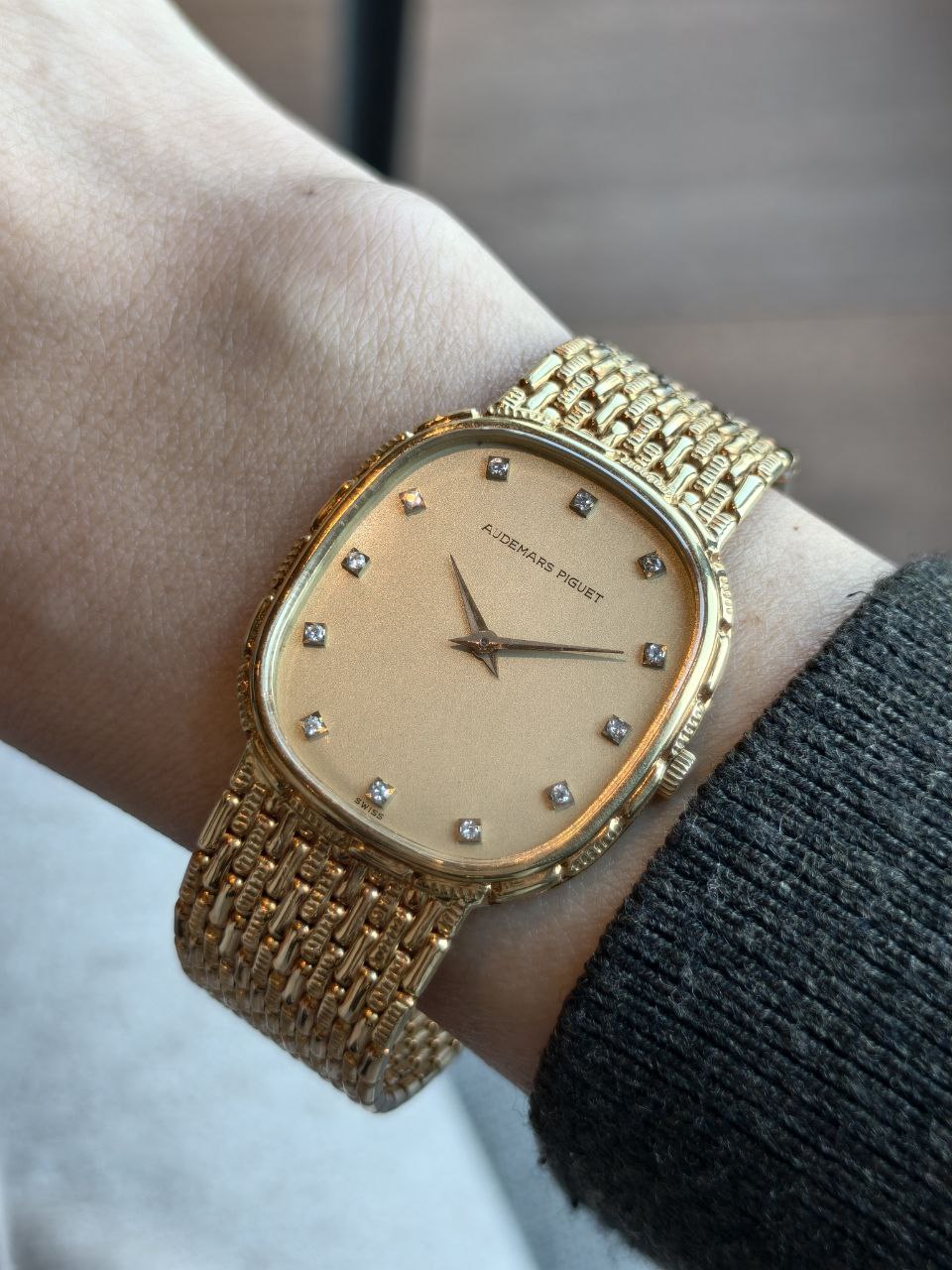 Audemars Piguet Ellipse Champagne Diamond Dial