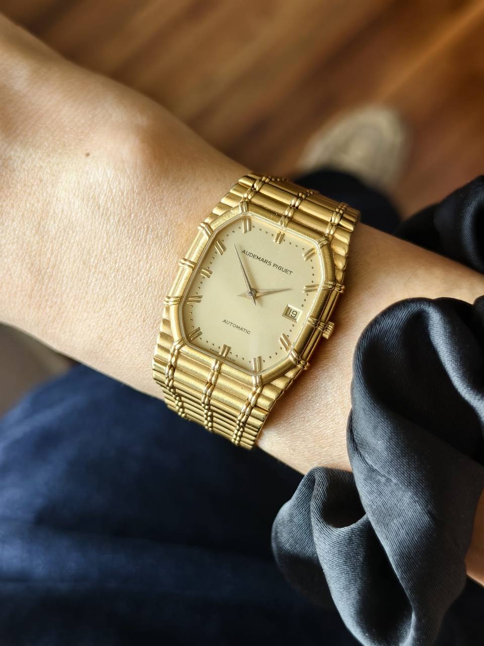 Audemars Piguet Bamboo Yellow Gold Claw Indexes 14485BA