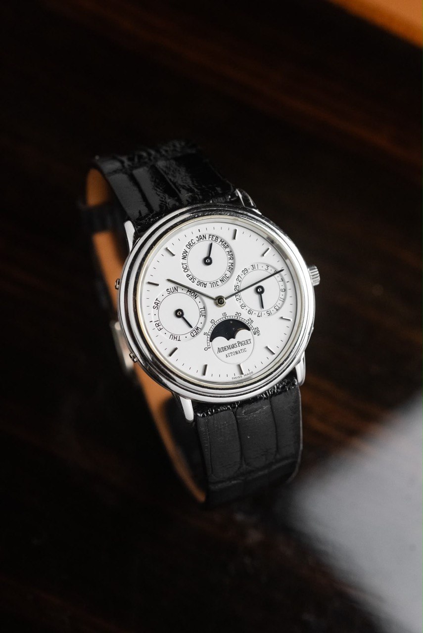 Audemars Piguet Quantieme Perpetual Calendar 5548 White Gold