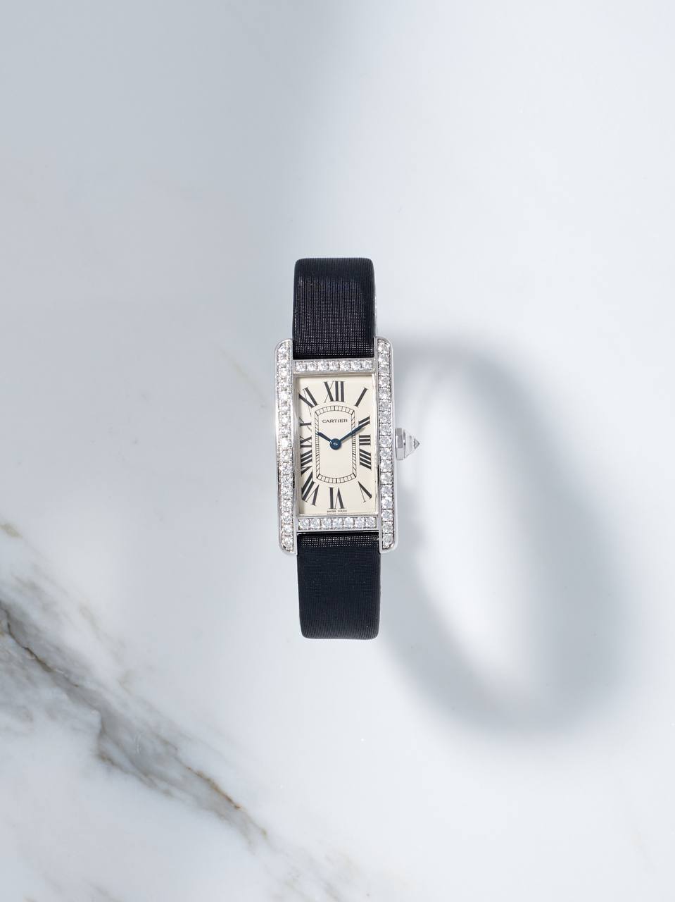 Cartier Tank Américaine Lady White Gold 2489