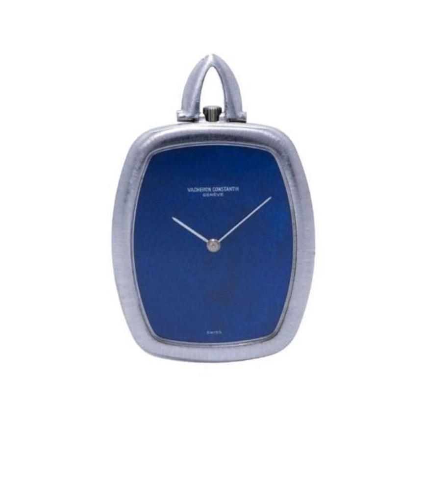 Vacheron Constantin Pocket Watch Lapis Lazuli White Gold