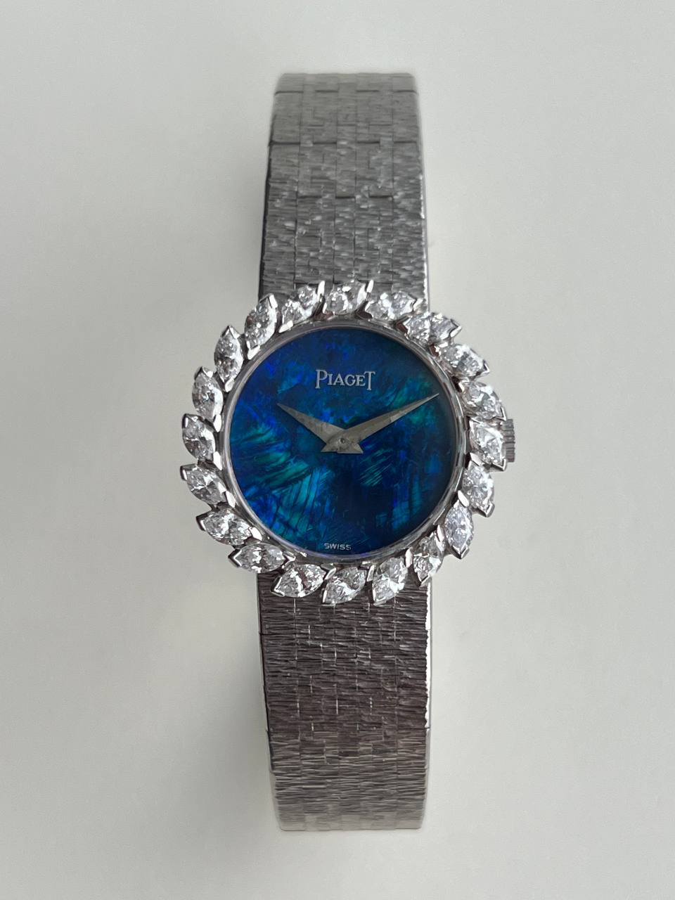 Piaget Vintage Opal Dial and Diamonds White Gold 