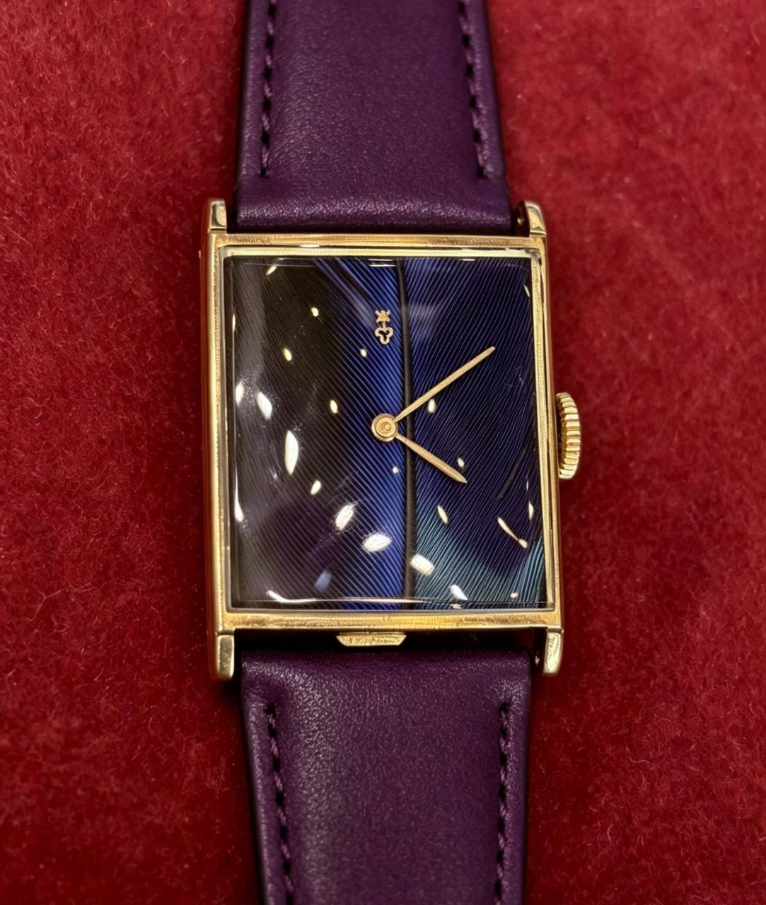 Corum Tank shape Peacock dial