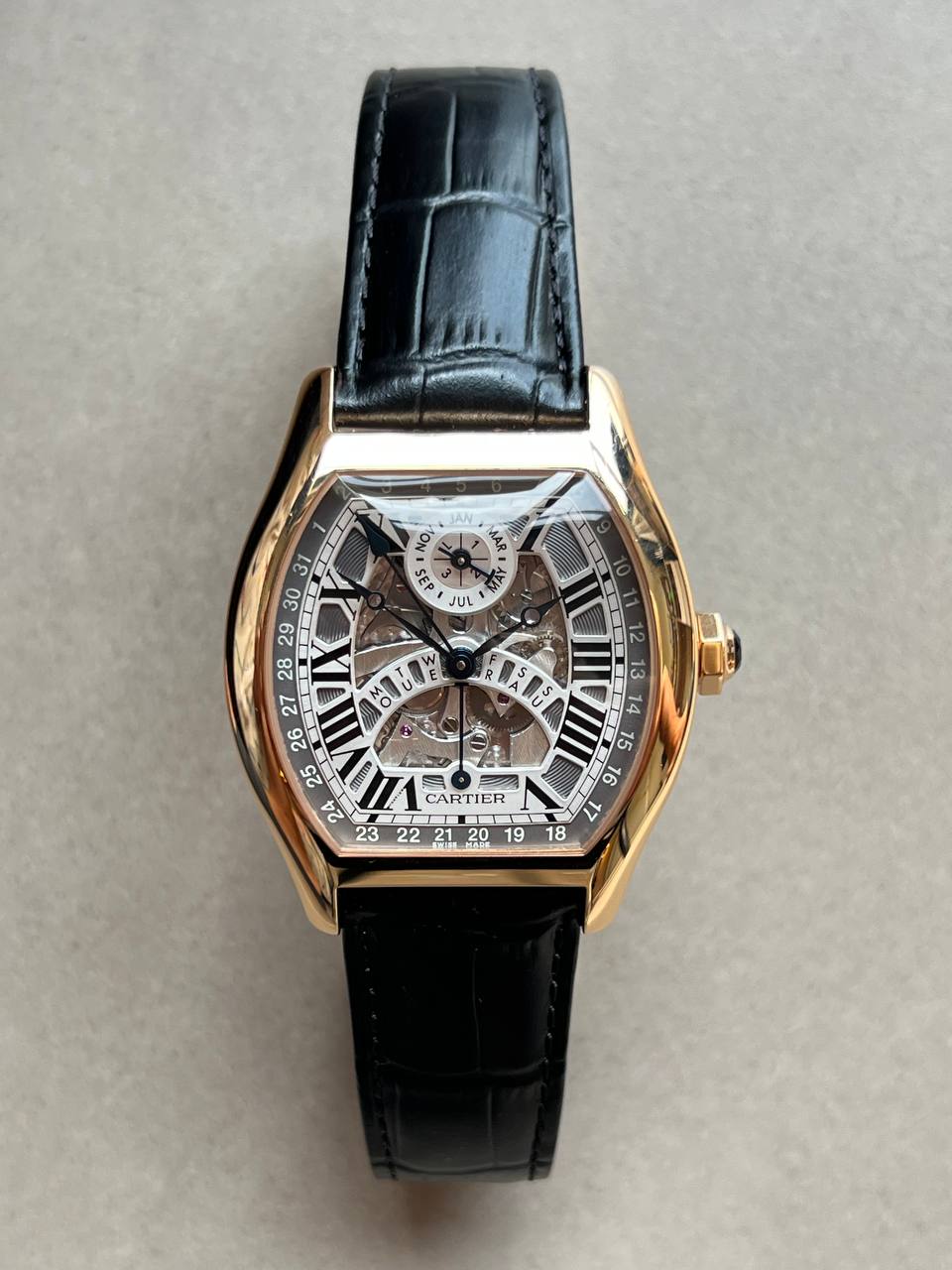 Cartier Tortue XL Perpetual Calendar 3124