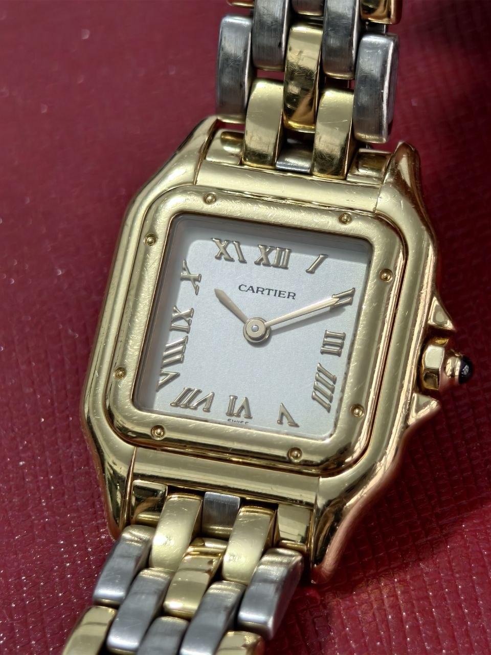 Cartier Panthere Two-Tone Chevron V-Link Small 1070