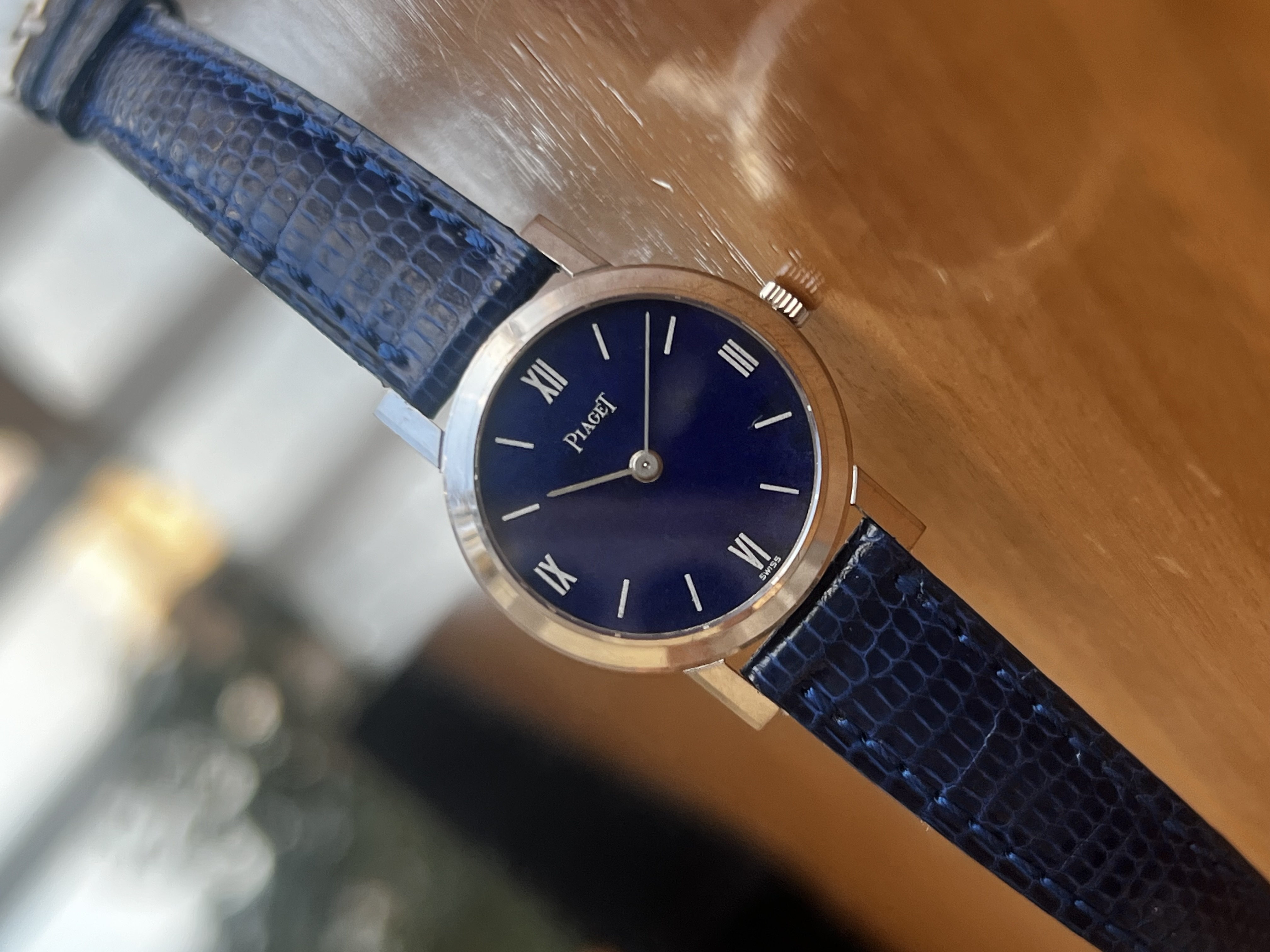 Piaget Lady’s White Gold Lapis Lazuli Dial 921