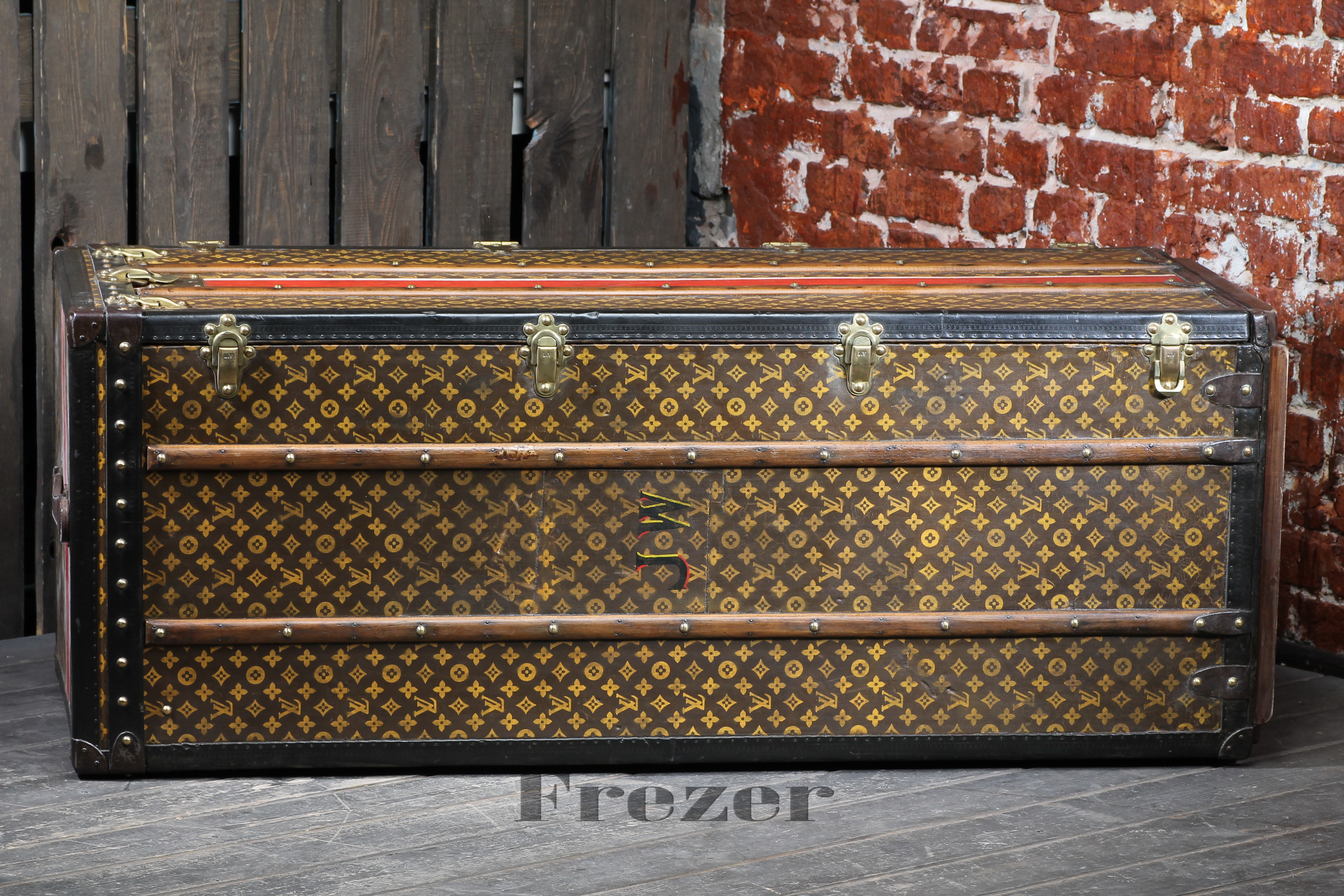 Louis Vuitton Monogram Trunk "J.W."