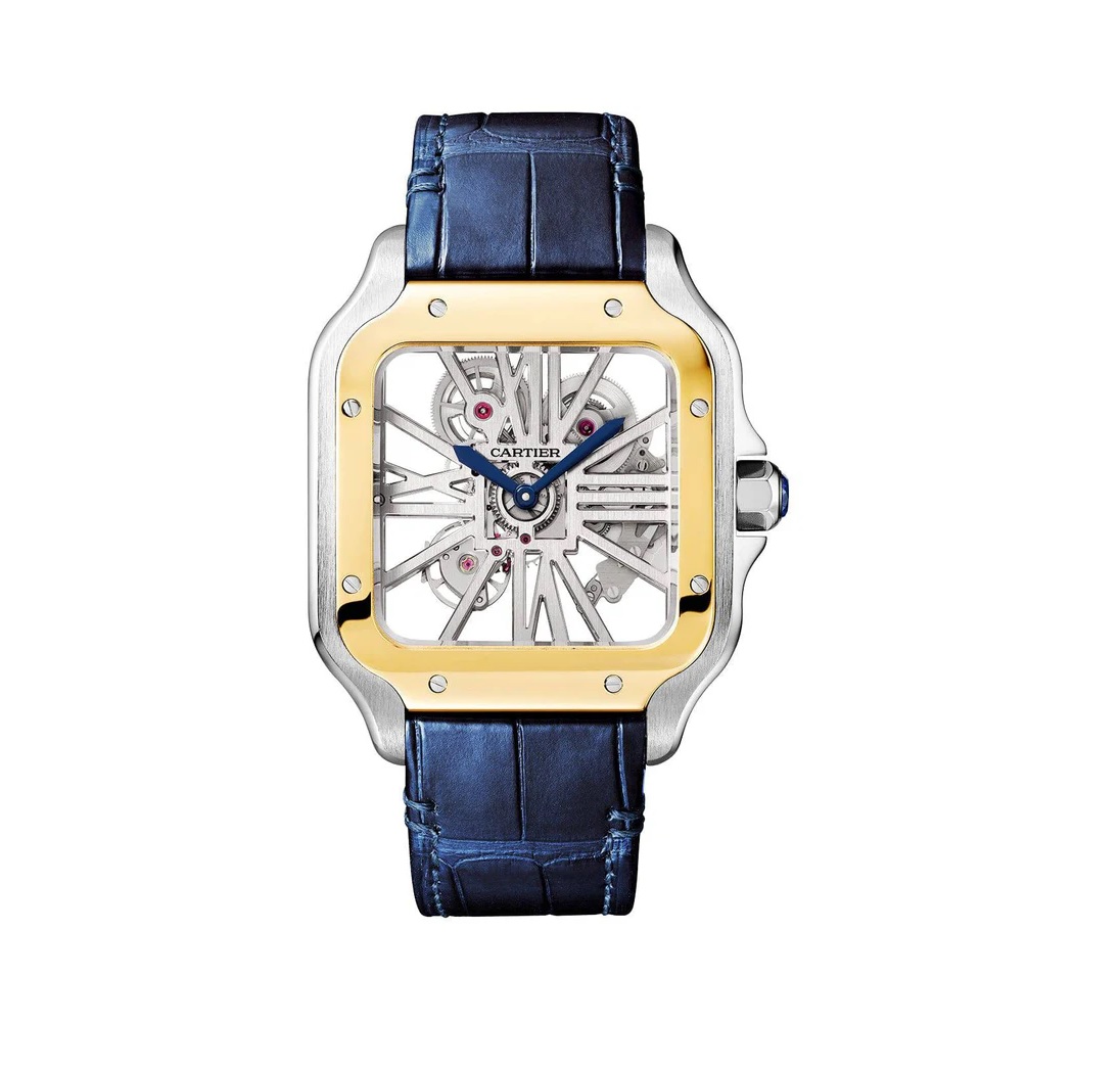 Cartier Skeleton Horloge Santos Large 4109