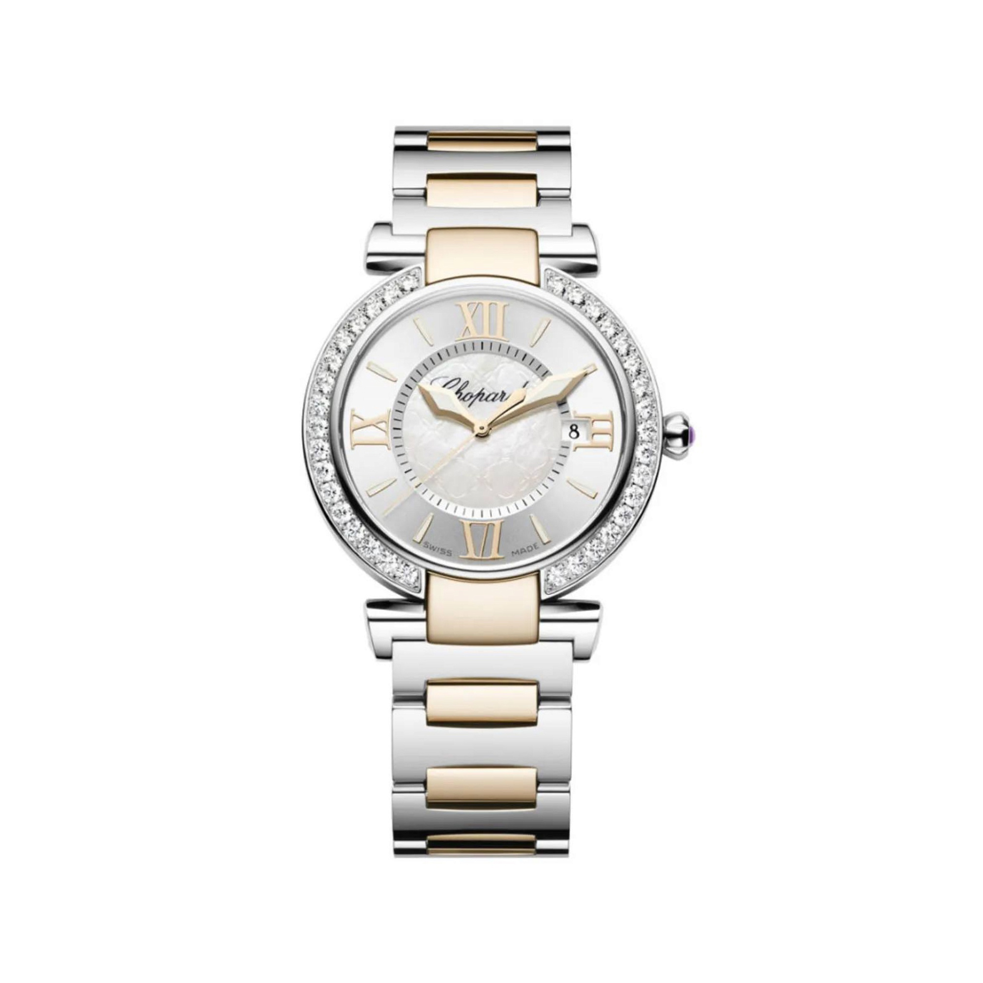 Chopard Imperiale Quartz 36 mm Steel & Rose Gold & Diamonds 8532