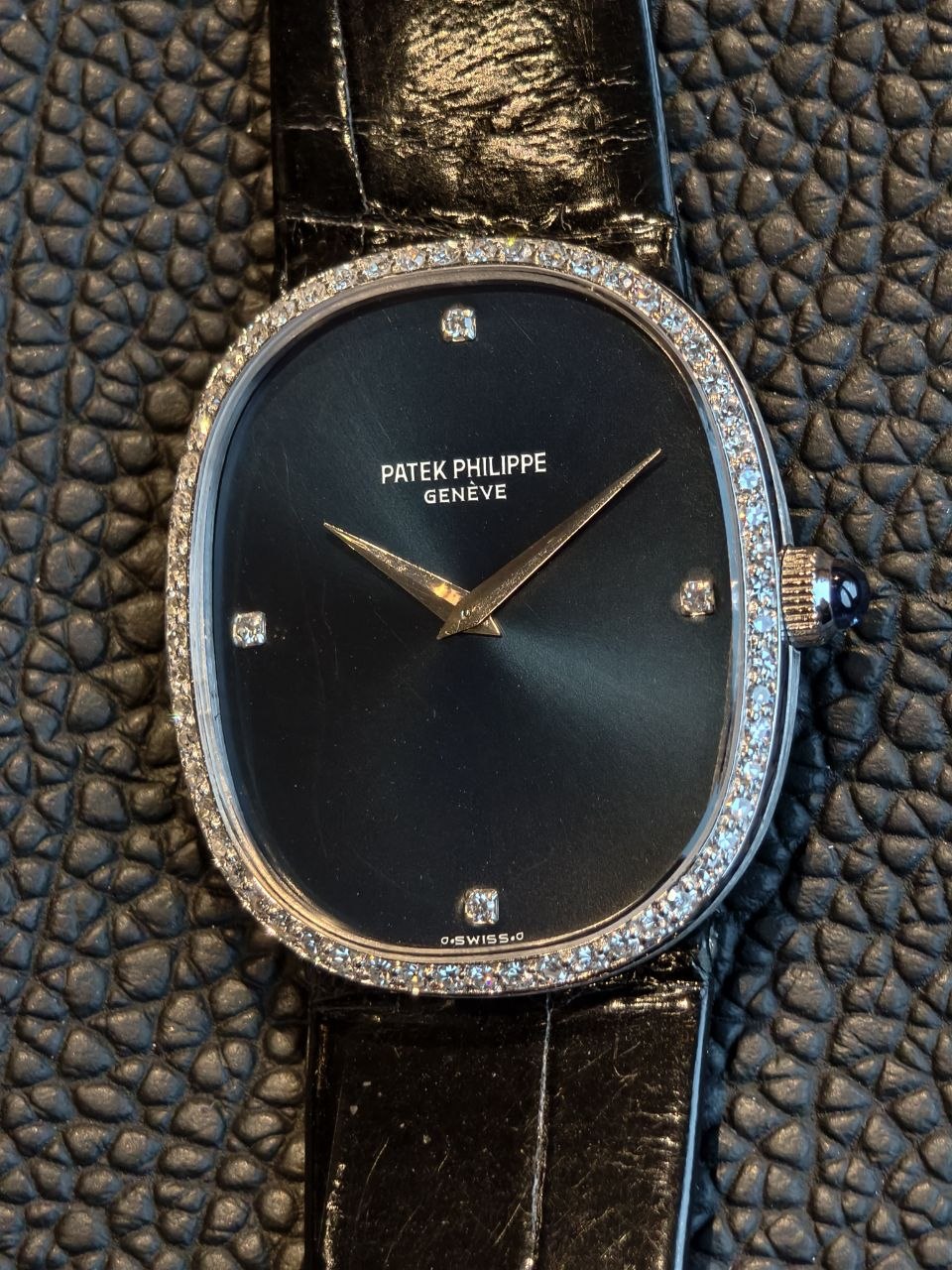 Patek Philippe Golden Ellipse Diamonds 3849 White Gold