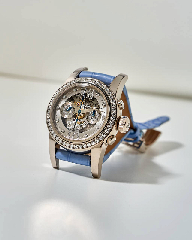 Girard-Perregaux Small Chronograph Skeleton White Gold