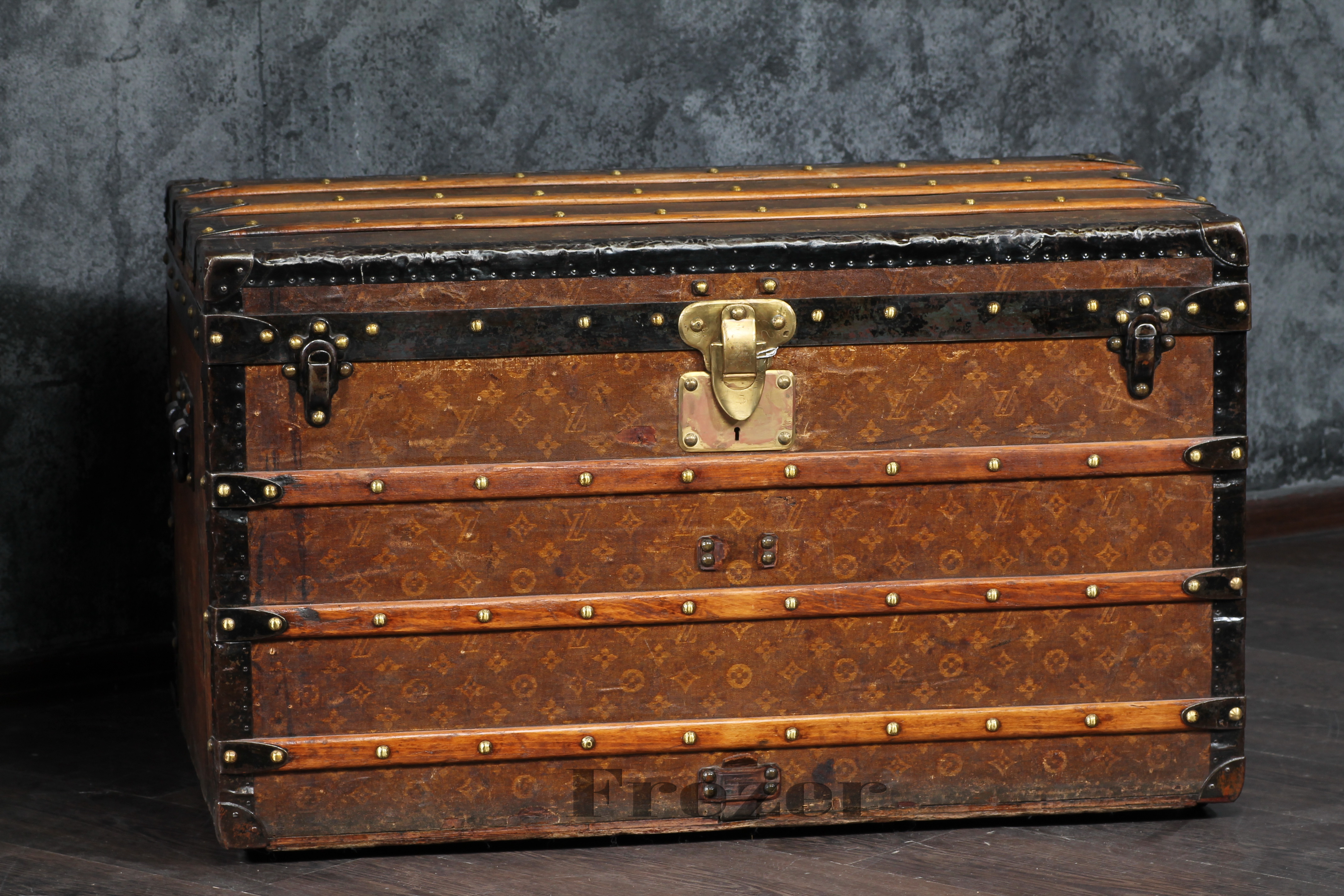 Louis Vuitton Smaller Iron Trimmed Monogram Trunk