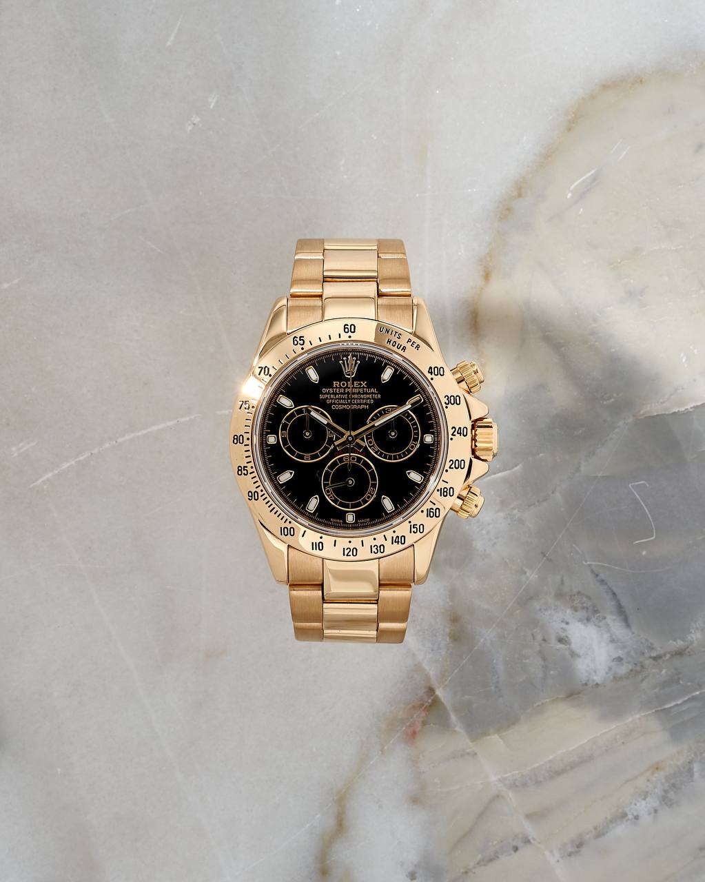 Rolex Cosmograph Daytona 40mm 116528 Z Series Yellow Gold