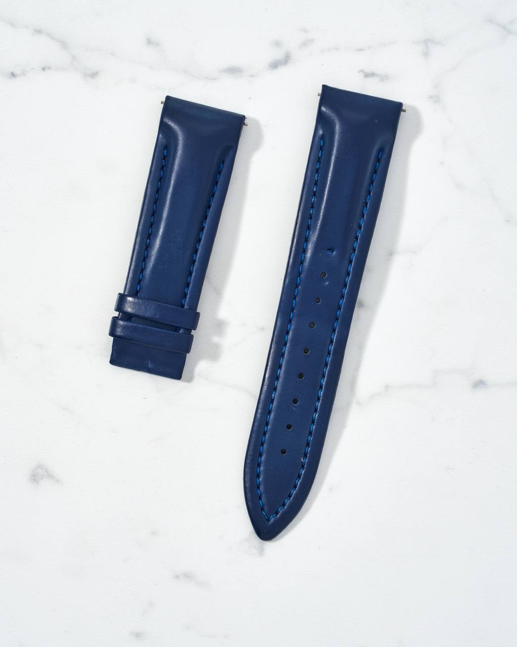 Jacob & Co. Polyurethane Rubber Navy Blue Strap 22x20 mm