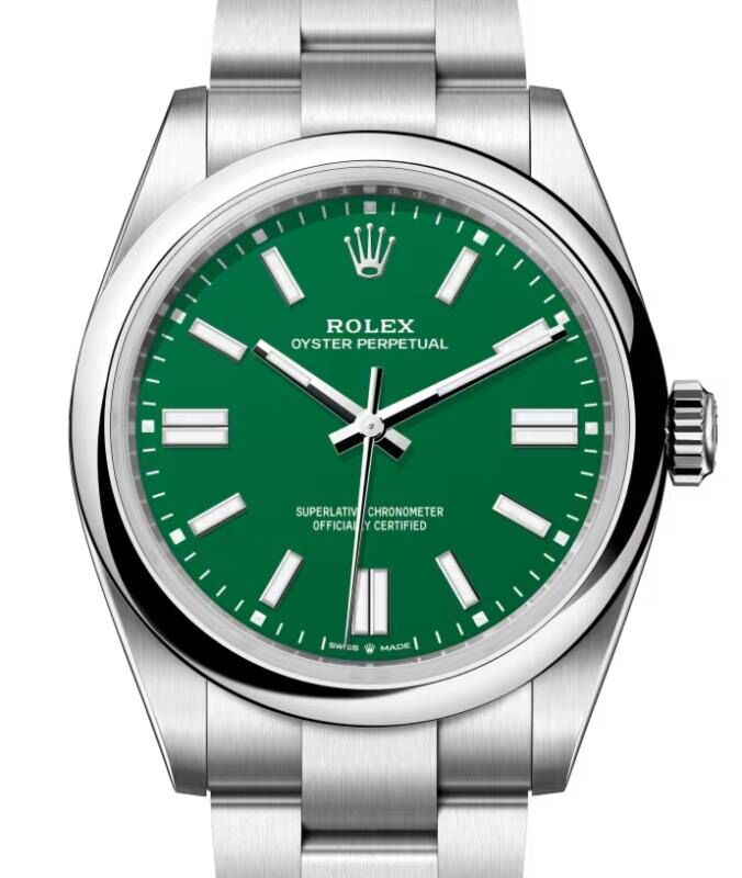 Rolex Oyster Perpetual 41 Steel Green Dial 134300 NEW 2025 year