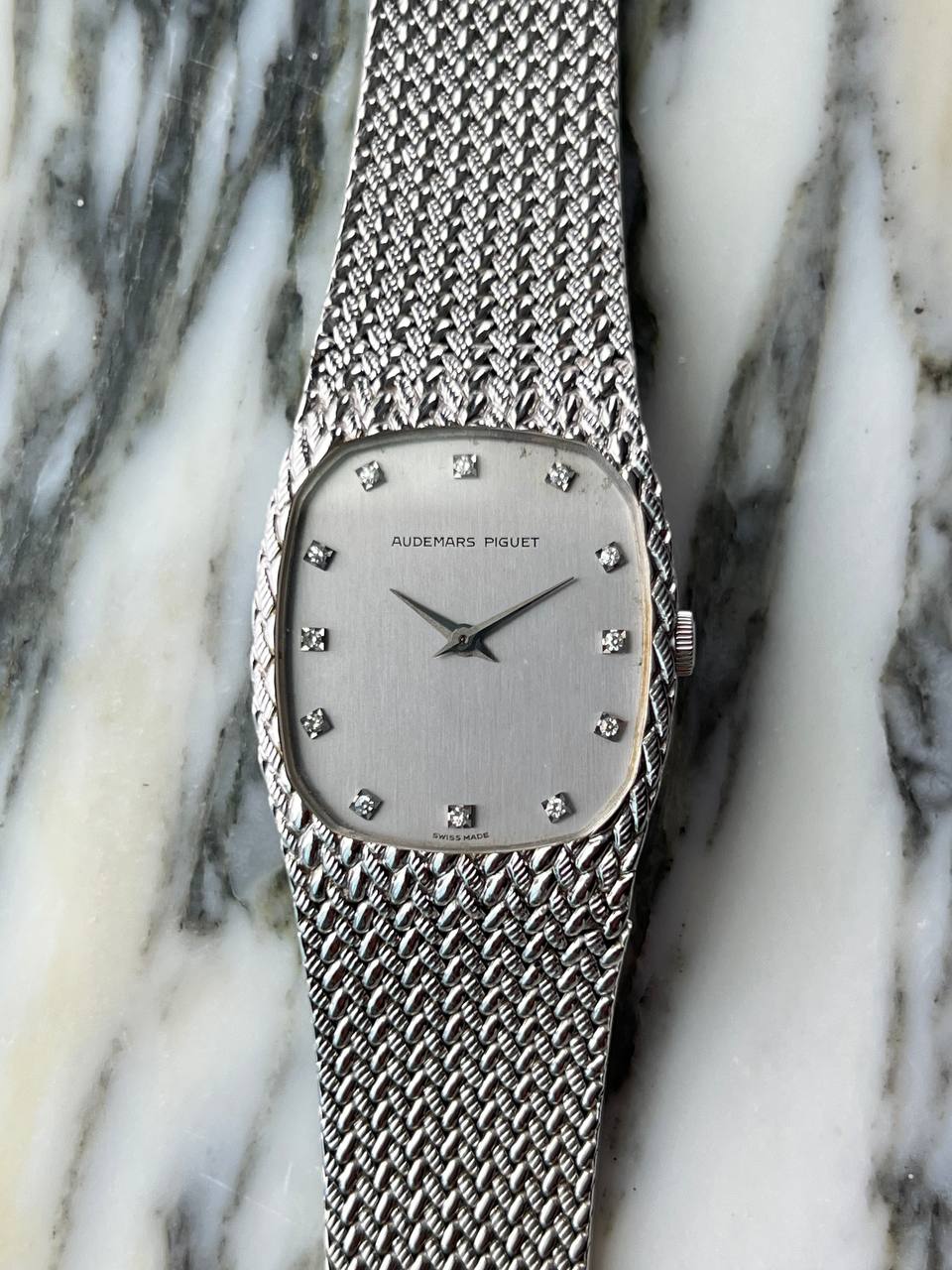 Audemars Piguet Cobra White Gold Diamond Indexes 