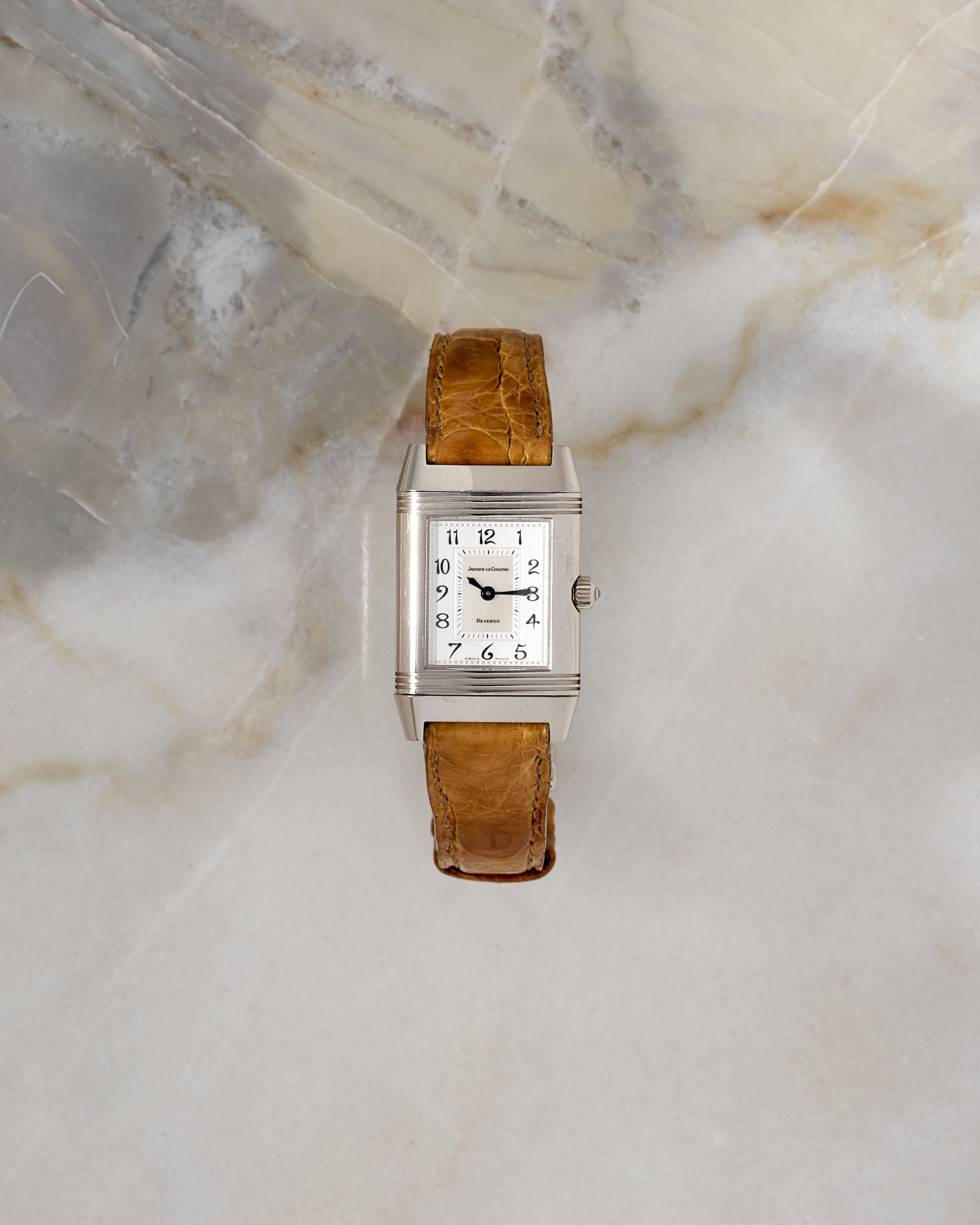 Jaeger-LeCoultre Reverso Duetto Lady Diamonds White gold