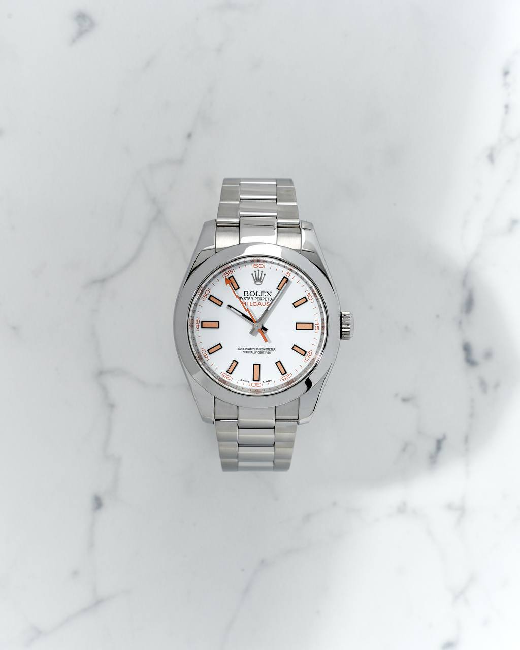 Rolex Milgauss White Dial 40mm 116400