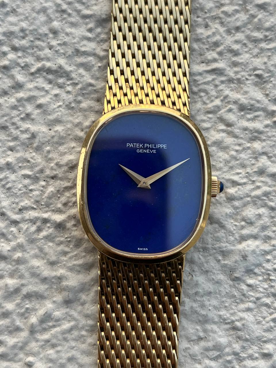 Patek Philippe Golden Ellipse Lapis Lazuli Dial