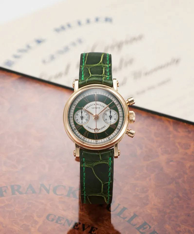 Franck Muller Ladies Mechanical Chronograph Green