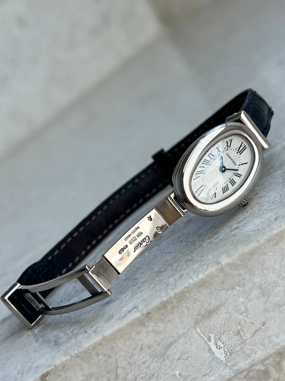 Cartier Baignoire White Gold 2295