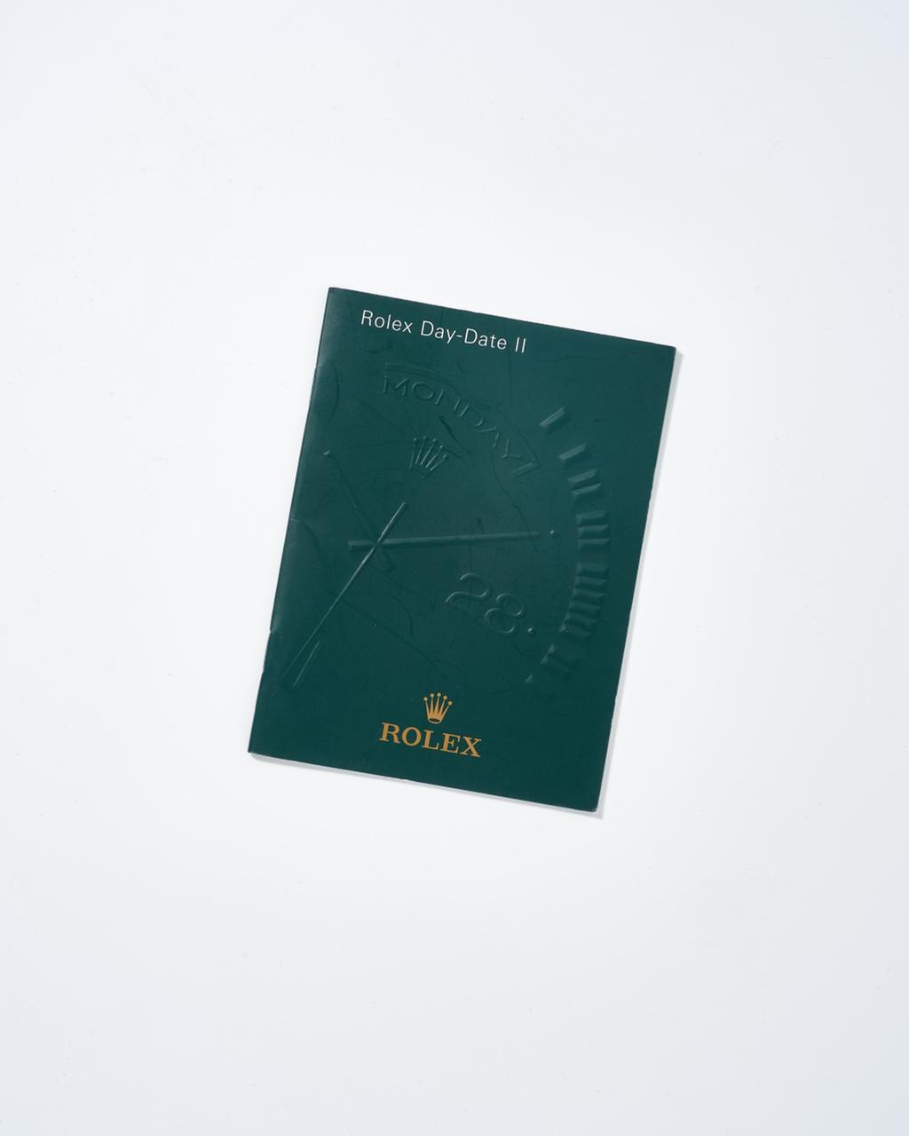 Rolex Day-Date ll Booklet