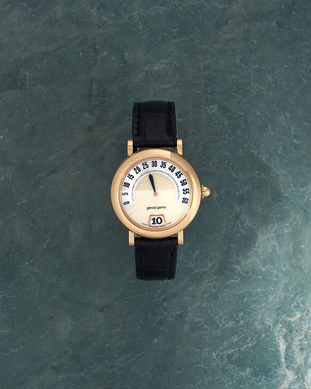 Gérald Genta Retrograde Minutes Jump Hour 