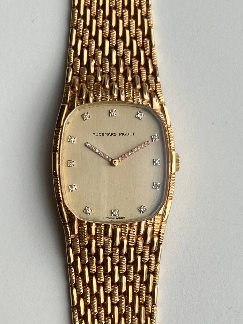 Audemars Piguet Cobra Champagne Diamond Dial and Hands