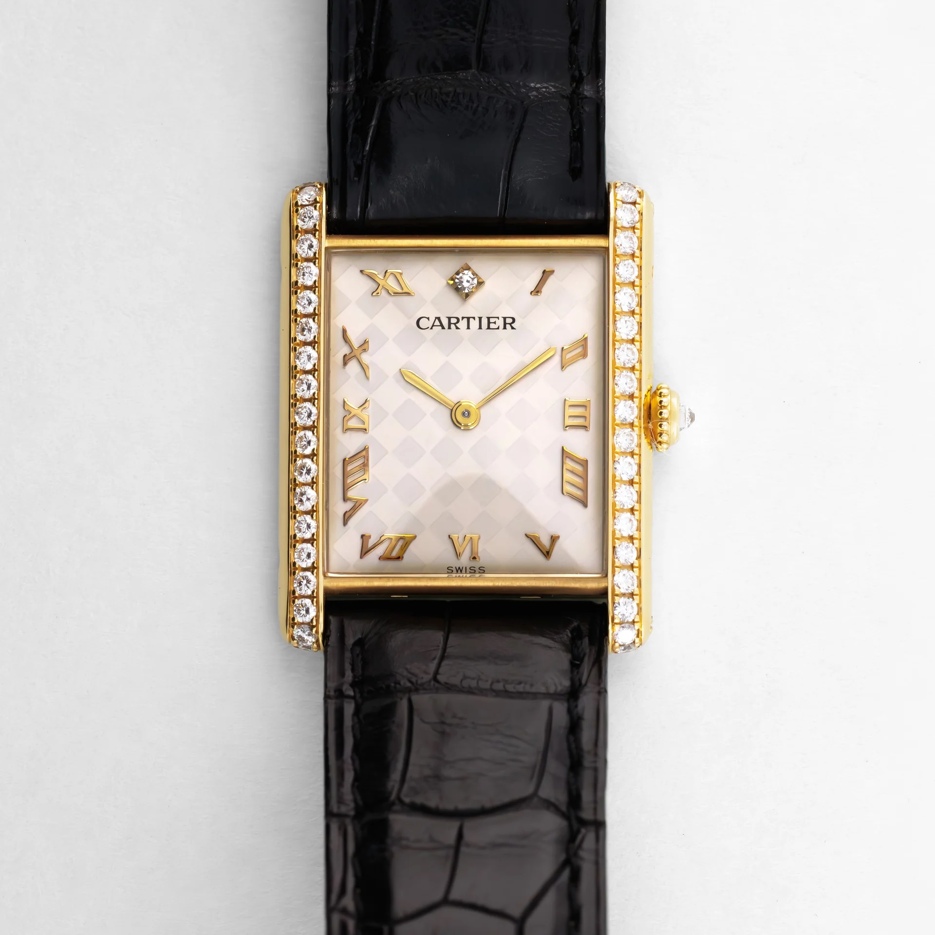 Cartier Tank Louis  Mecanique Diamonds