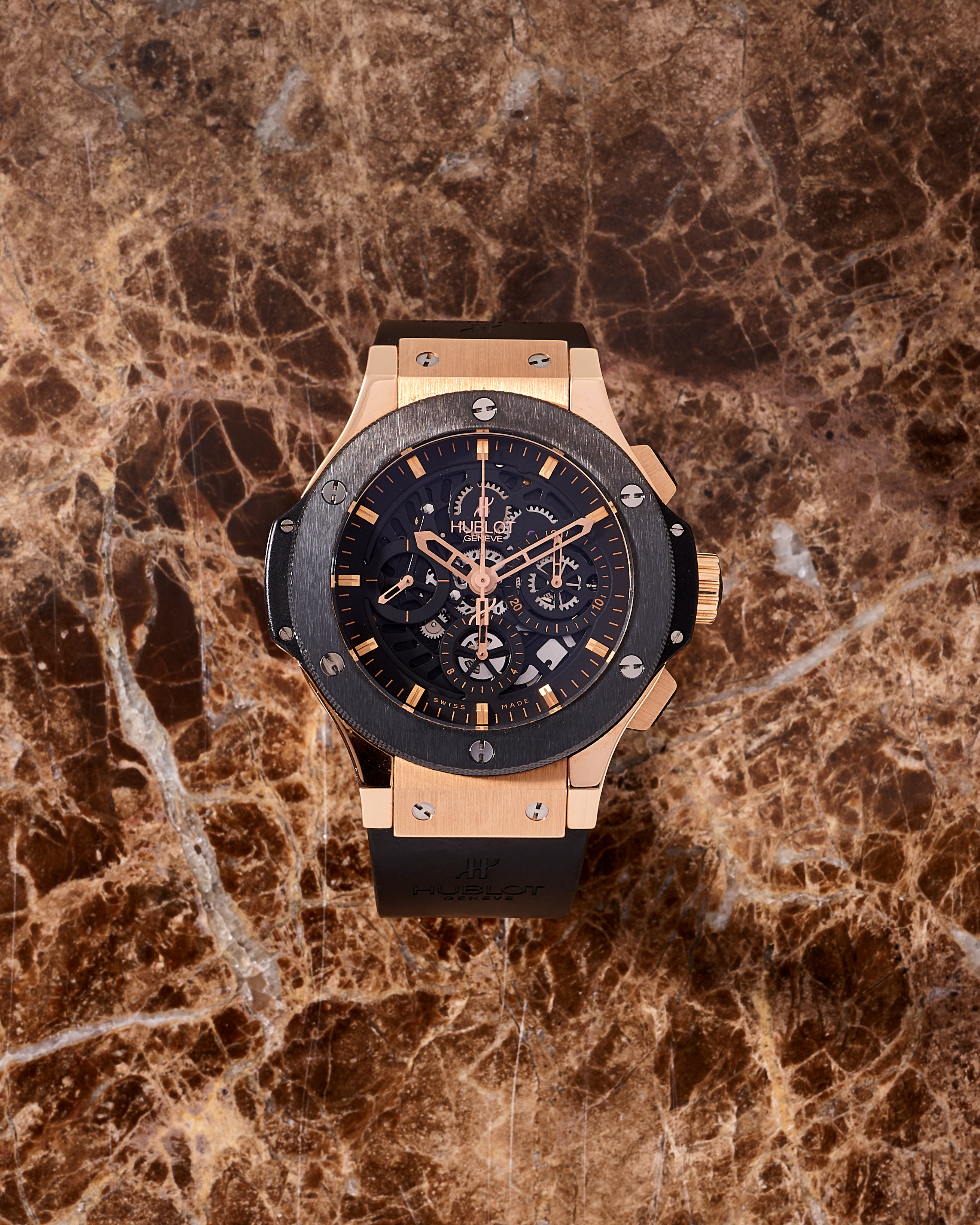 Hublot Big Bang Skeleton Chronograph Rose Gold 44mm