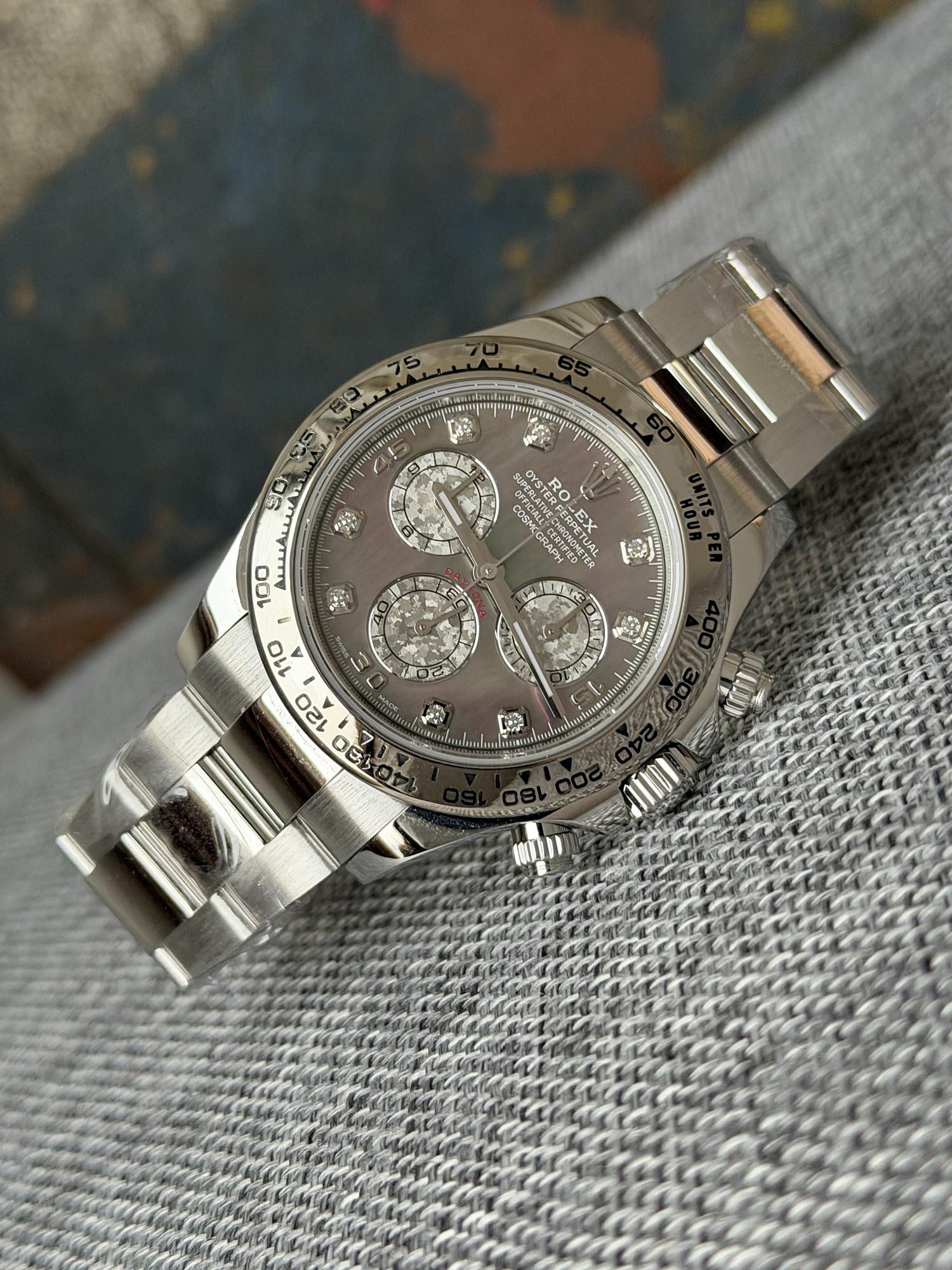 Rolex Daytona Cosmograph 40mm White Gold MoP 116509