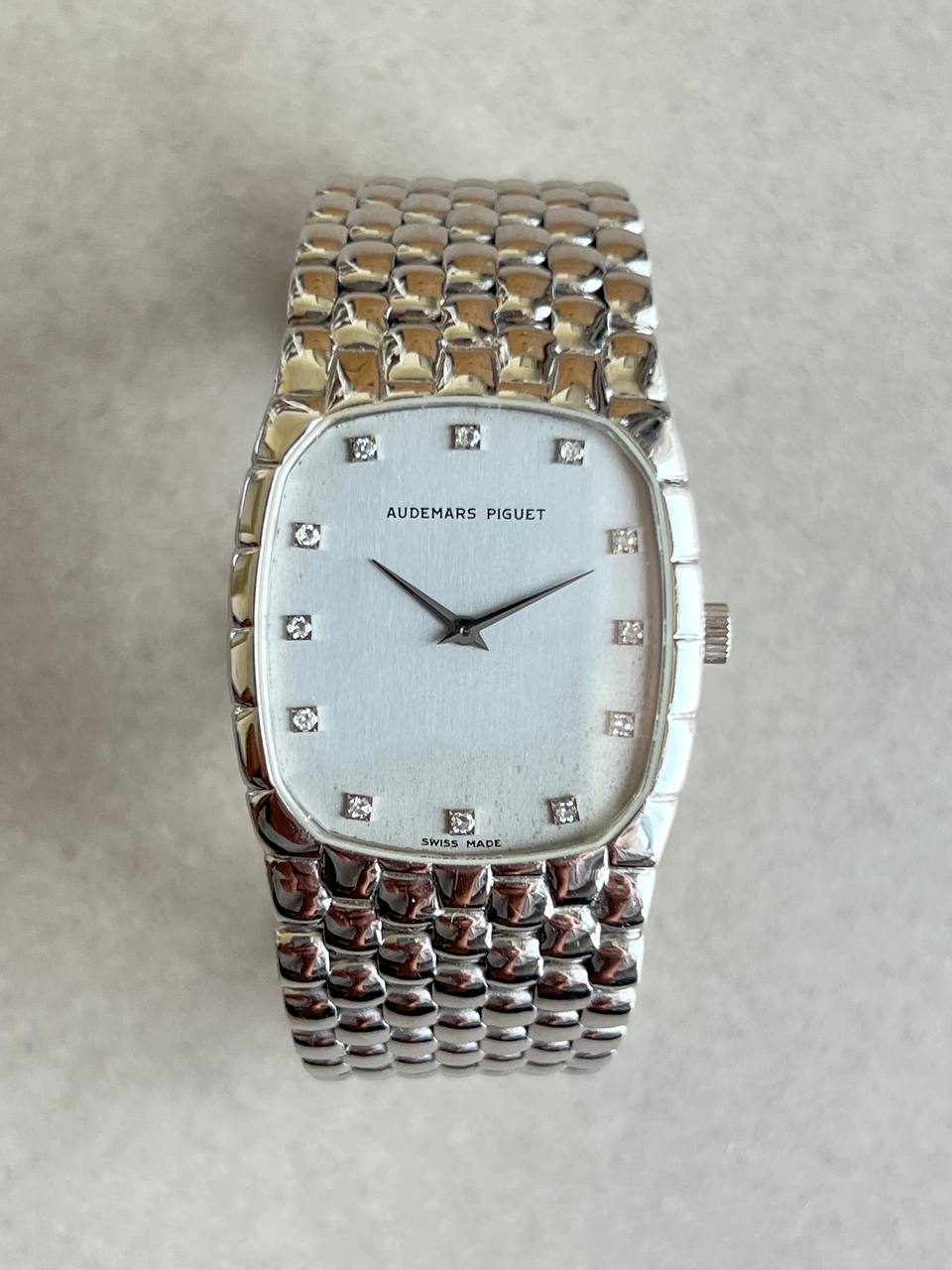 Audemars Piguet Cobra White Gold Diamond Markers 