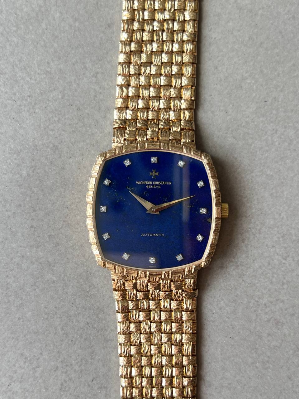 Vacheron Constantin Vintage Lapis Lazuli Diamond Dial 7391