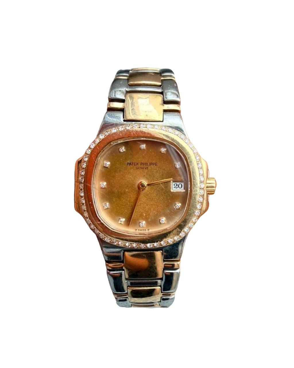 Patek Philippe Nautilus 4700 Steel&Gold Champagne Diamond Dial