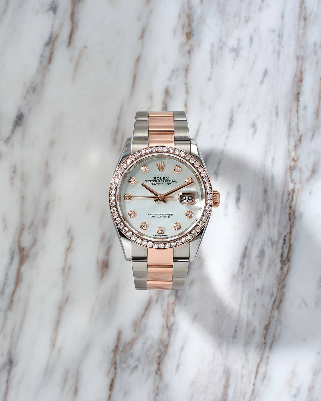 Rolex Datejust 36mm 126281RBR MoP Dial 